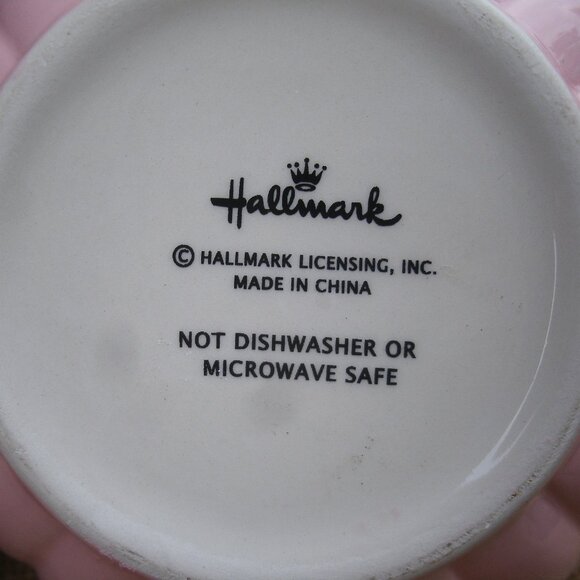 Vintage Hallmark Bunny Rabbit Ceramic Treat Bowl Dish - Picture 15 of 16